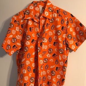 Baltimore Orioles Button Down Short Sleeve